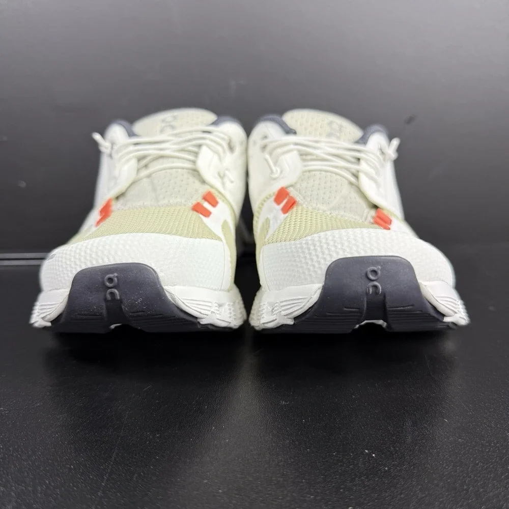 On Cloud 5 Push Running Shoe White Womens 5.5 Green Orange 69.97738